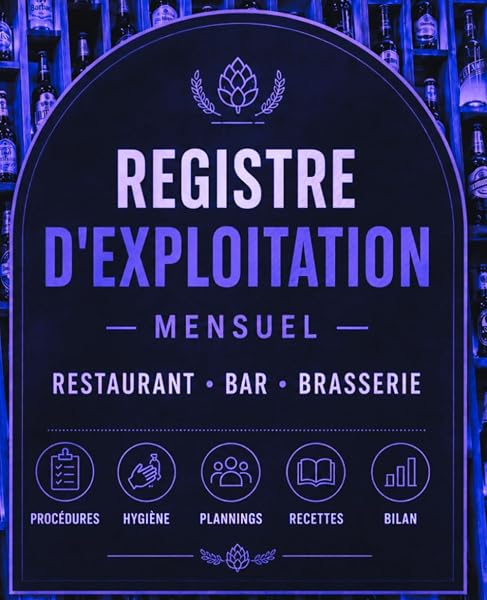 Couverture de REGISTRE D'EXPLOITATION — MENSUEL