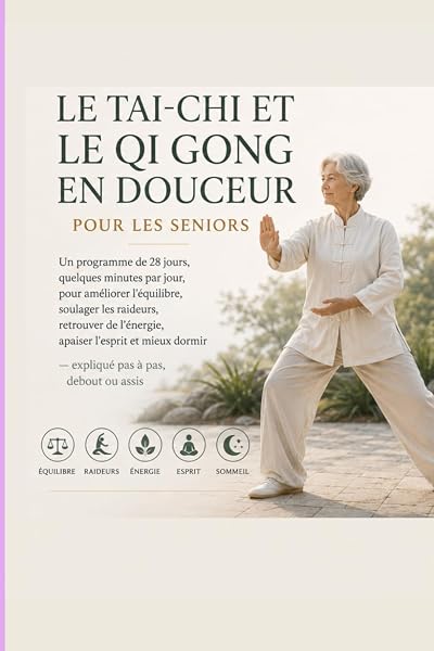 Couverture de LE TAI-CHI ET LE QI GONG EN DOUCEUR POUR LES SENIORS