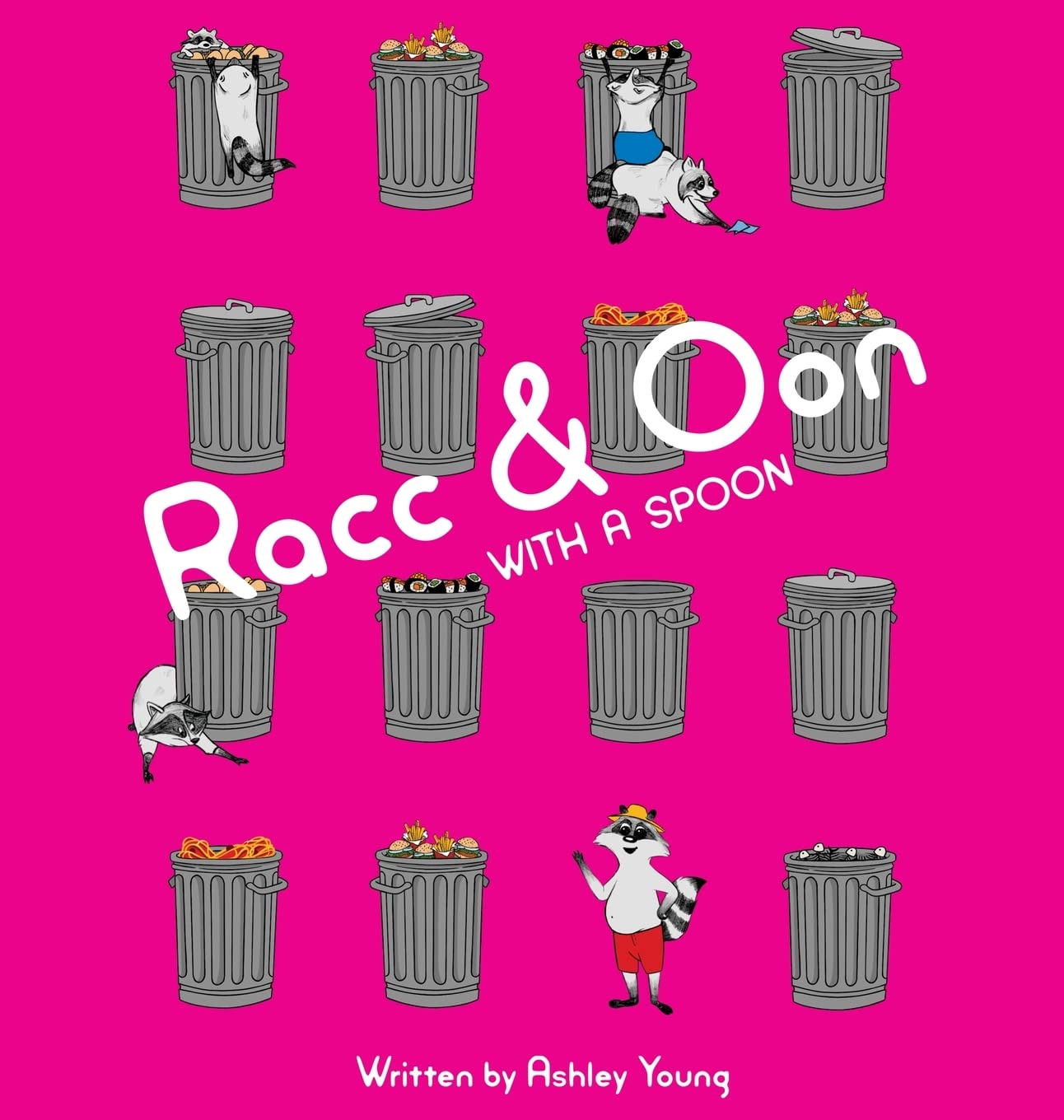 Cover of the book “Racc & Oon: with a spoon coloring book” by Braydan Young